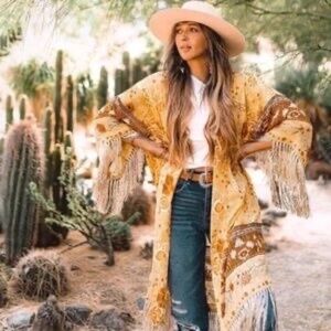 Spell & the Gypsy Mystic Tassel Robe-Kimono M/L